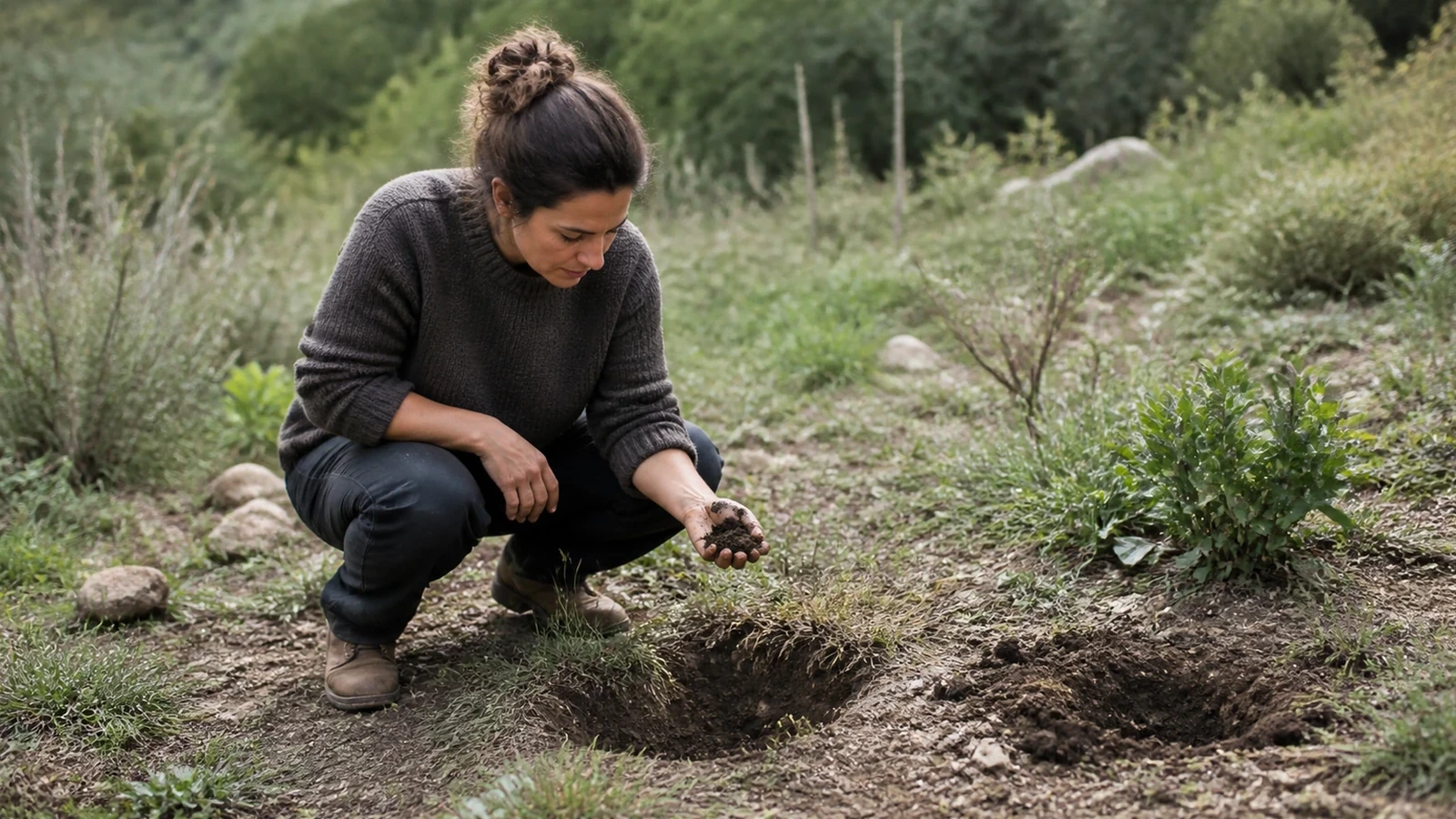 Concevoir un jardin sobre en eau selon la nature du sol — illustration